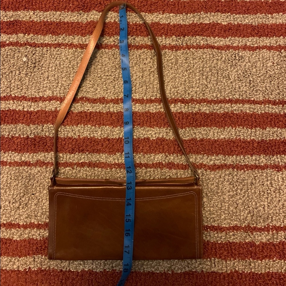 TUSK purse. Brown leather